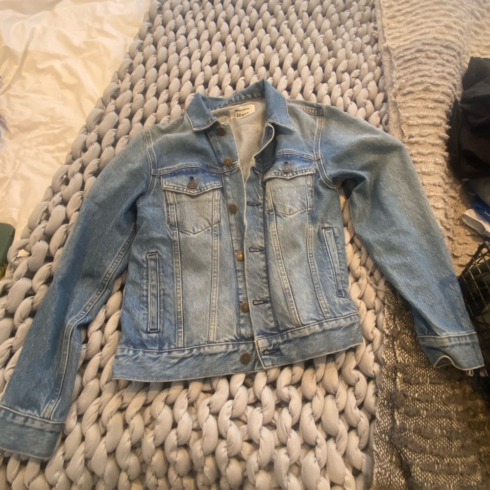 Reformation denim jacket size small